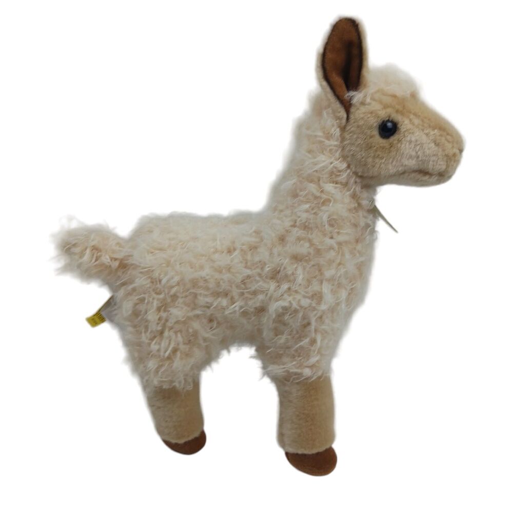 Miyoni by Aurora Llama Cream Colored Alpaca With Tag Plush Stuffed Animal 12"